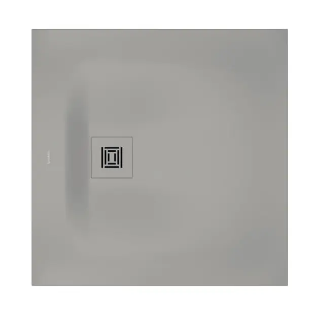 Levně Duravit Sustano - Sprchová vanička, 80x80 cm, DuraSolid, matná šedá 720269630000000