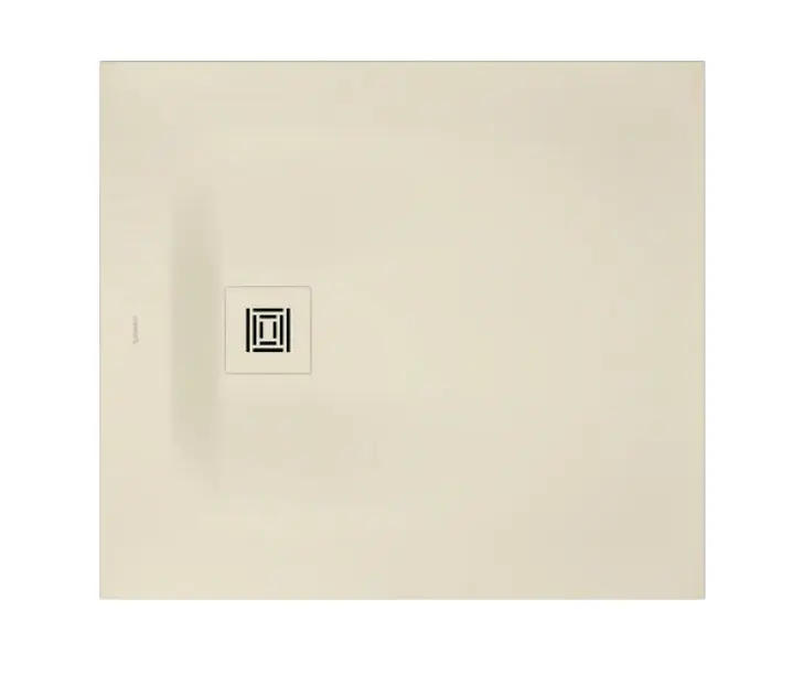 Levně Duravit Sustano - Sprchová vanička, 90x80 cm, DuraSolid, matná krémová 720270620000000