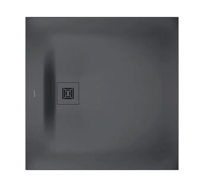 Duravit Sustano - Sprchová vanička, 90x90 cm, DuraSolid, matná tmavě šedá 720271650000000