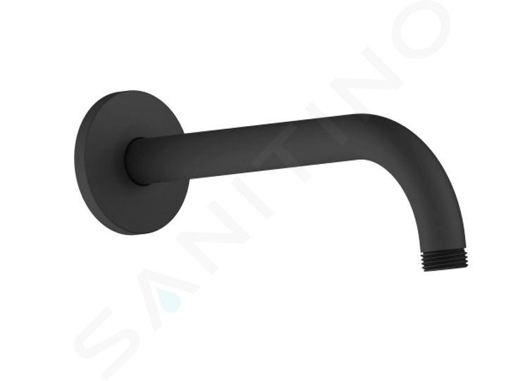 Duravit Accesorios - Brazo de ducha 210 mm, negro mate UV0670027046