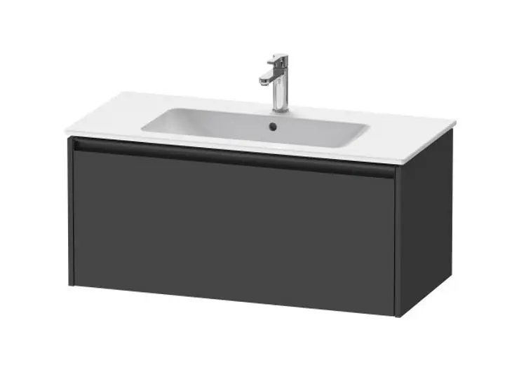 Duravit Ketho.2 - Mueble de lavabo 440x1010x480 mm, 1 cajón, grafito mate K25064049490000