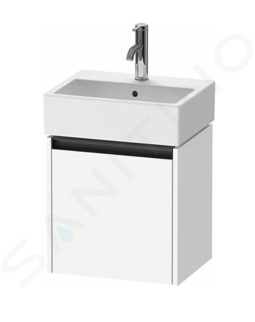 Duravit Ketho.2 - Mobiletto sottolavabo, 44x43x34 cm, 1 anta, cardini a sx, bianco opaco K25070L18180000