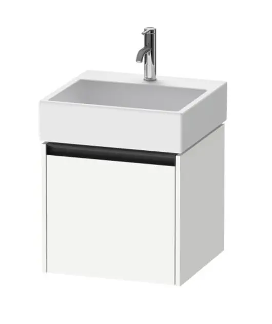 Duravit Ketho.2 - Dulap bază pentru lavoar, 440x484x460 mm, 1 sertar, alb mat K25074018180000