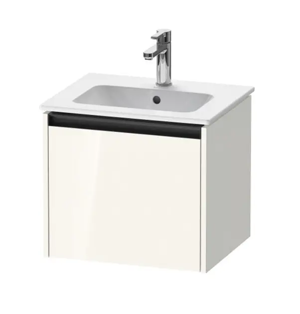 Levně Duravit Ketho.2 - Umyvadlová skříňka 44x51x42 cm, 1 zásuvka, lesklá bílá K25061022220000