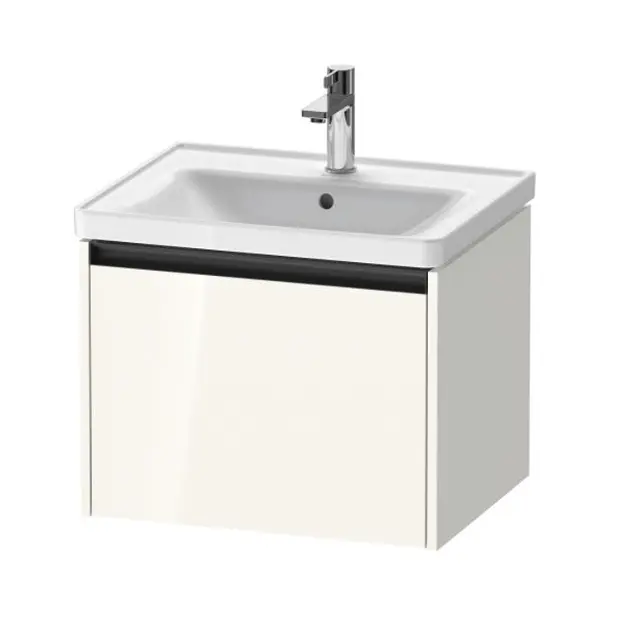 Levně Duravit Ketho.2 - Umyvadlová skříňka 44x58x46 cm, 1 zásuvka, lesklá bílá K25081022220000