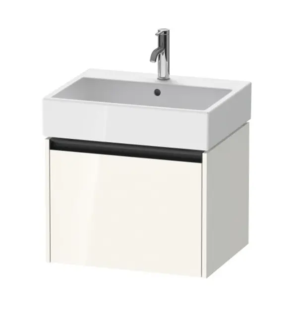 Levně Duravit Ketho.2 - Umyvadlová skříňka 44x58x46 cm, 1 zásuvka, lesklá bílá K25075022220000