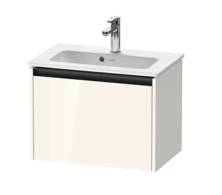 Levně Duravit Ketho.2 - Umyvadlová skříňka 44x61x39 cm, 1 zásuvka, lesklá bílá K25055022220000