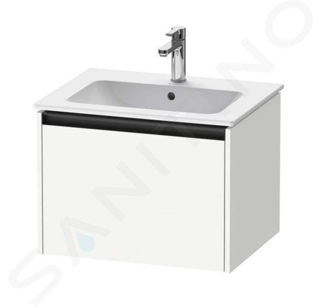 Duravit Ketho.2 - Mobiletto sottolavabo, 440x610x480 mm, 1 cassetto, bianco opaco K25062018180000