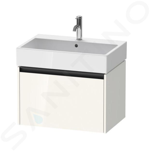 Duravit Ketho.2 - Meuble-vasque, 440x684x460 mm, 1 tiroir, blanc brillant K25076022220000