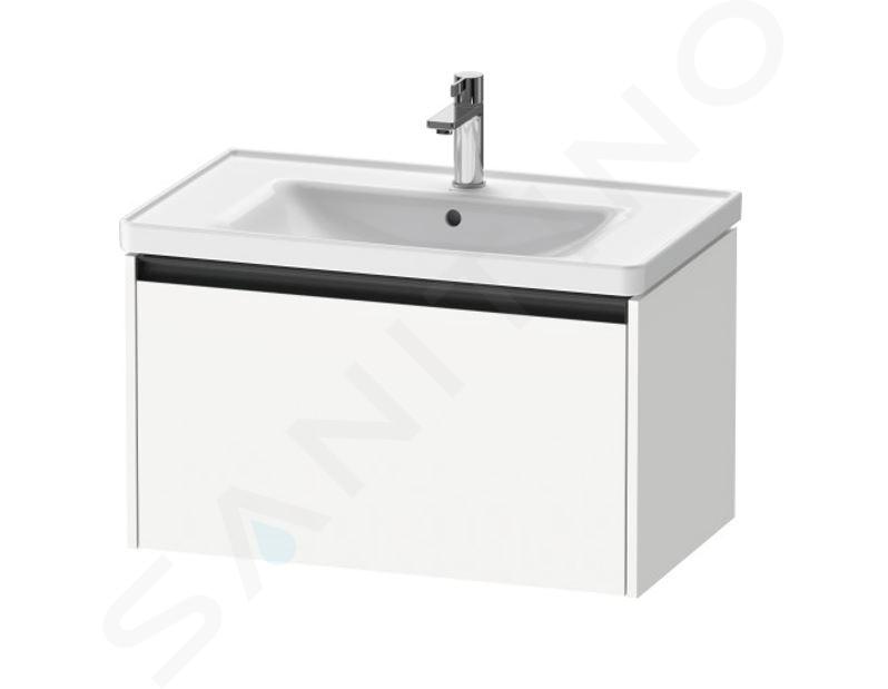 Duravit Ketho.2 - Umyvadlová skříňka 44x78x46 cm, 1 zásuvka, matná bílá K25083018180000