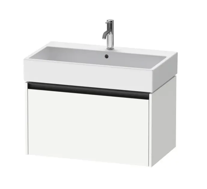 Duravit Ketho.2 - Waschtischunterschrank, 44x78x46 cm, 1 Auszug, weiß matt K25077018180000