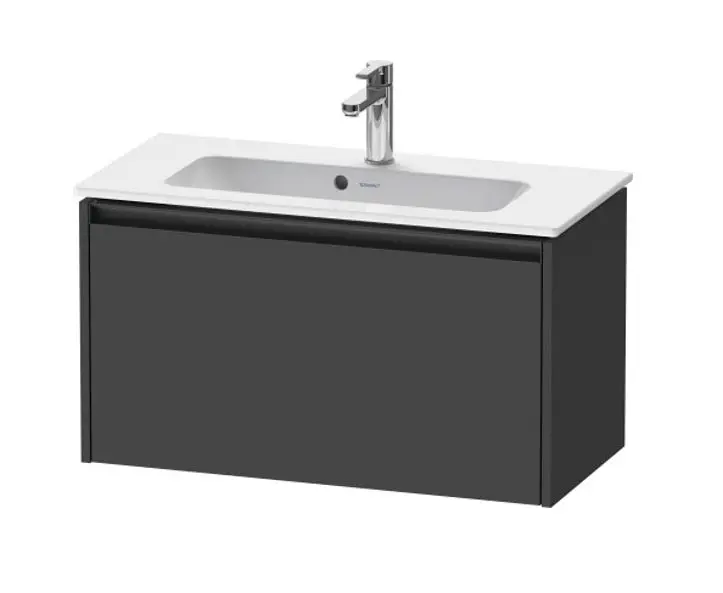 Duravit Ketho.2 - Dulap bază pentru lavoar, 440x810x390 mm, 1 sertar, grafit mat K25056049490000