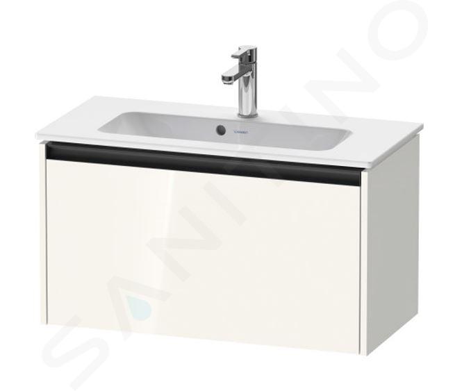 Duravit Ketho.2 - Wastafelkast 44x81x39 cm, 1 lade, glanzend wit K25056022220000