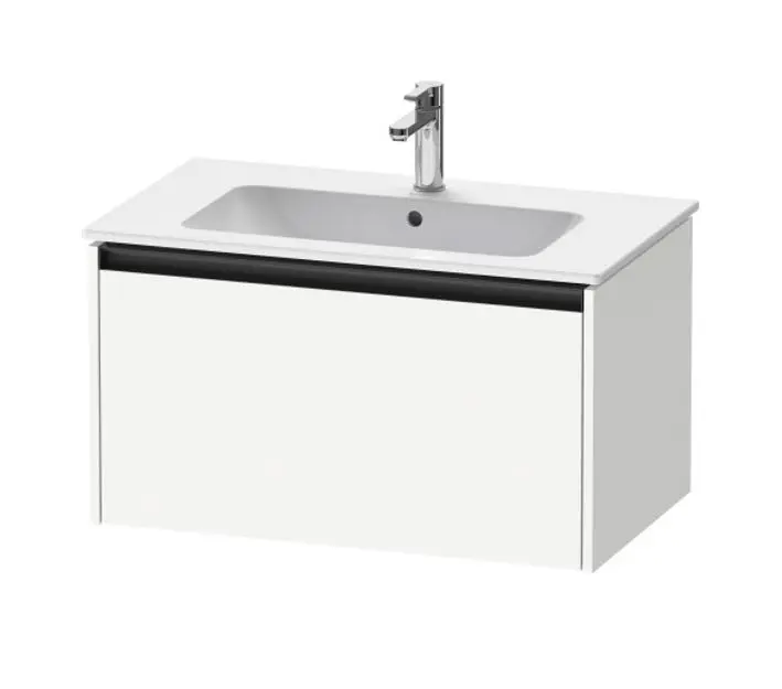 Levně Duravit Ketho.2 - Umyvadlová skříňka 44x81x48 cm, 1 zásuvka, matná bílá K25063018180000