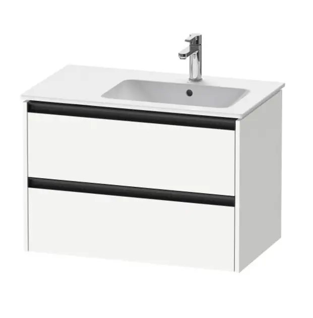 Duravit Ketho.2 - Wastafelkast 549x810x480 mm, 2 laden, mat wit K25268018180000