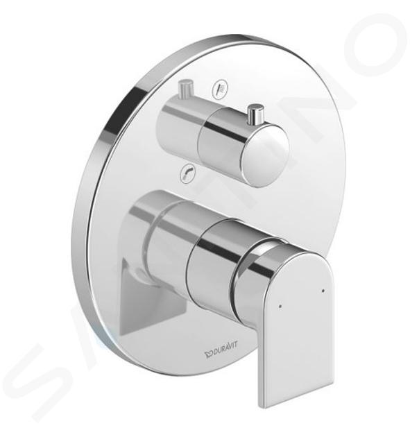 Duravit Tulum - Podtynkowa bateria wannowa, chrom TU5210012010