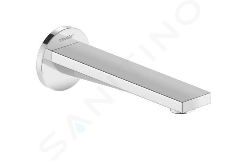 Duravit Tulum - bec déverseur pour baignoire, chrome TU5240010010