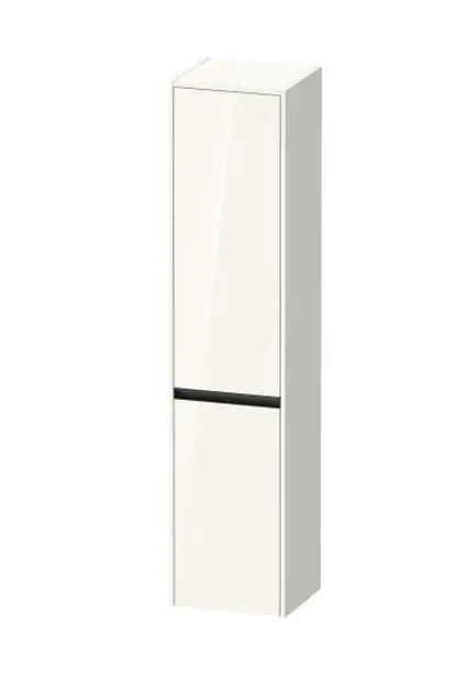 Levně Duravit Ketho.2 - Vysoká skříňka 176x40x36 cm, 2 dvířka, panty vpravo, lesklá bílá K21329R22220000