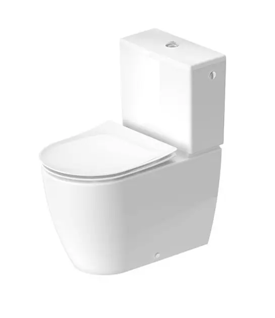 Duravit Soleil by Starck - Vaso WC monoblocco, scarico Vario, Rimless, WonderGliss, bianco 20110900001