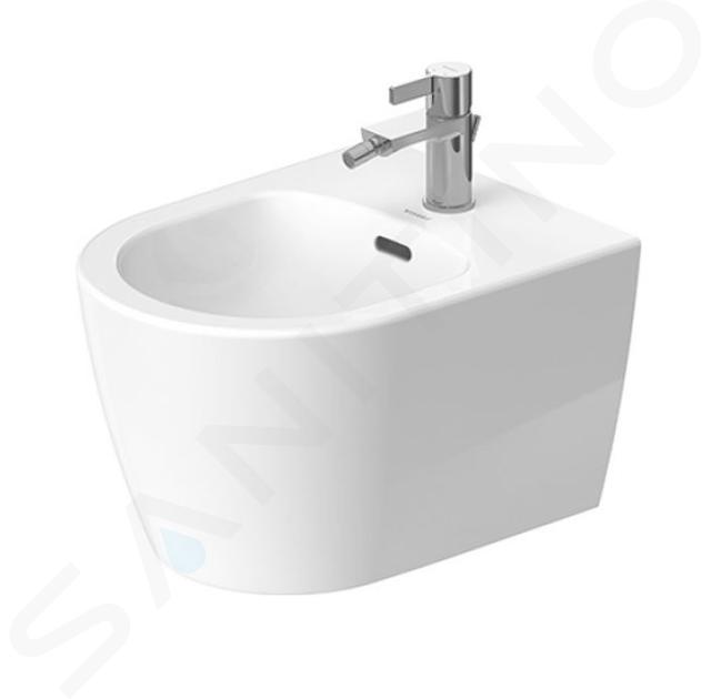 Duravit Soleil by Starck - Bidet wiszący z otworem na baterię, biały 2298150000