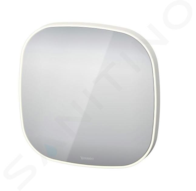 Duravit Zencha - Miroir avec éclairage LED, 500x500x50 mm, blanc mat ZE7055000000000