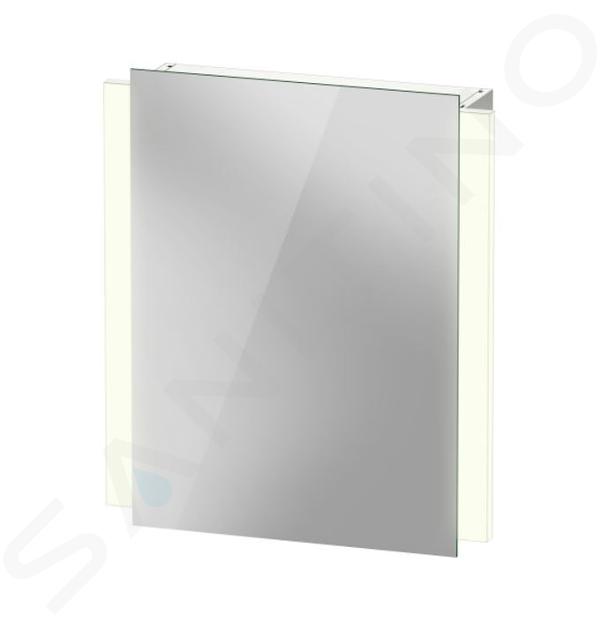 Duravit Ketho.2 - Zrkadlová skrinka s LED osvetlením, 700x600x157 mm, 1 dvierka, pánty vľavo K27135L00001000