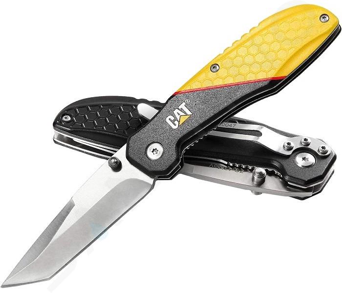 Caterpillar Utensili - Coltello a serramanico con lama Tanto CT980047