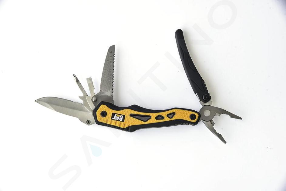 Caterpillar Utensili - Coltello a serramanico con lama Tanto CT980047