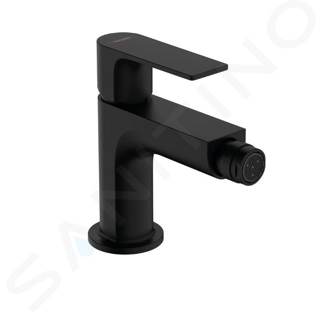 Hansgrohe Rebris E - Bidetarmatur mit Ablauf, schwarz matt 72213670