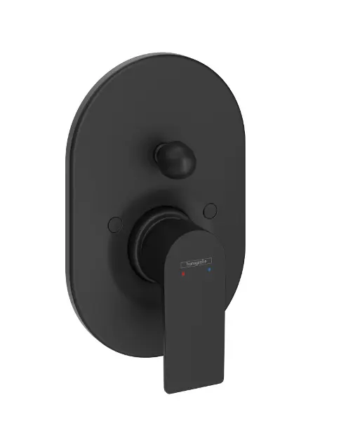 Hansgrohe Rebris E - Badrumsblandare för dold installation, matt svart 72459670