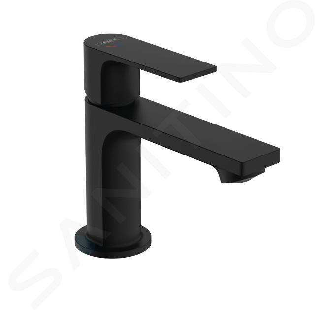 Hansgrohe Rebris E - Baterie lavoar, CoolStart, negru mat 72554670