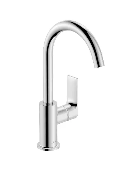 Hansgrohe Rebris E - Grifo De Lavabo, Con Desagüe Y Ca?o Giratorio