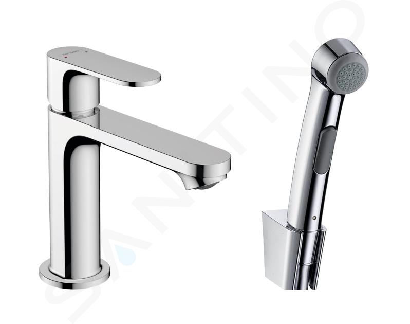 Hansgrohe Rebris S - Waschtischarmatur mit Bidetbrause, Chrom 72215000