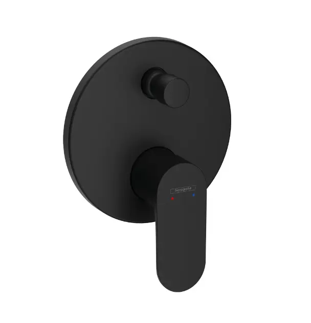 Hansgrohe Rebris S - Miscelatore ad incasso per vasca da bagno, nero opaco 72466670