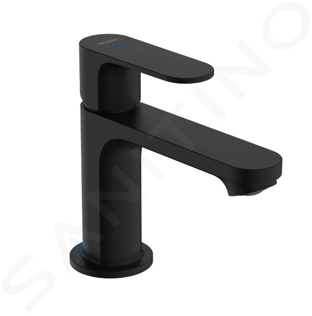 Hansgrohe Rebris S - Grifo de lavabo para agua fría, negro mate 72503670