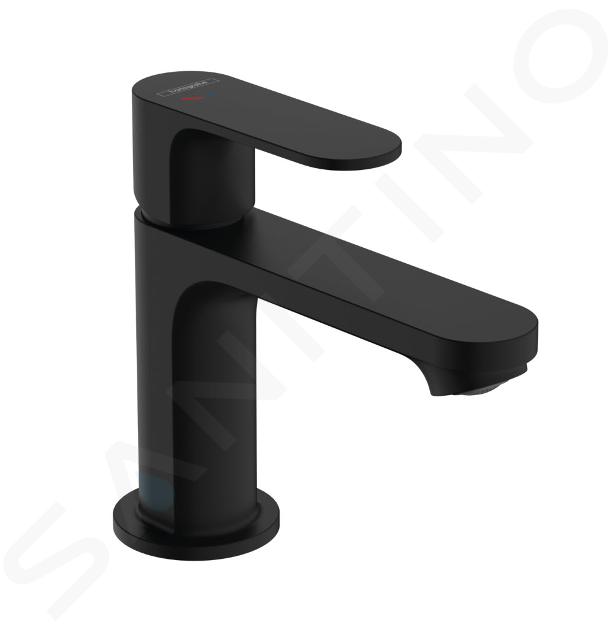 Hansgrohe Rebris S - Baterie lavoar cu evacuare, CoolStart, negru mat 72513670