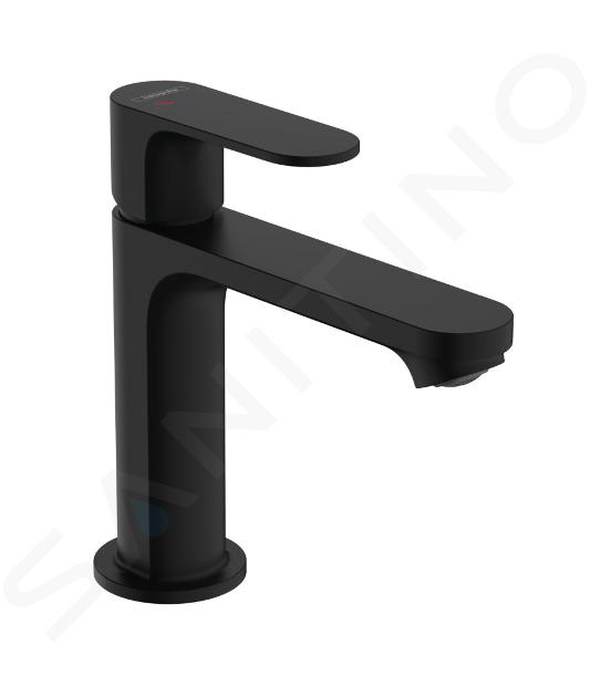 Hansgrohe Rebris S - Grifo de lavabo con desagüe, CoolStart, negro mate 72519670