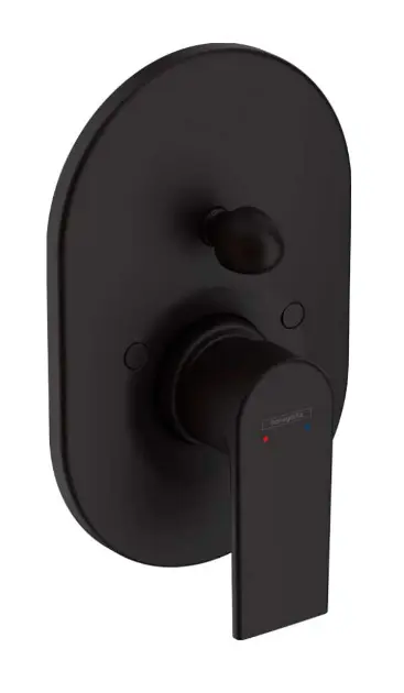 Hansgrohe Vernis Shape - Vanová baterie pod omítku, s tělesem, matná černá 71472670