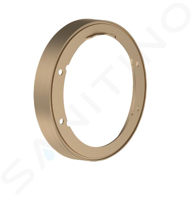 Hansgrohe Accessori - Rosetta di estensione, diametro 150 mm, bronzo spazzolato 13597140