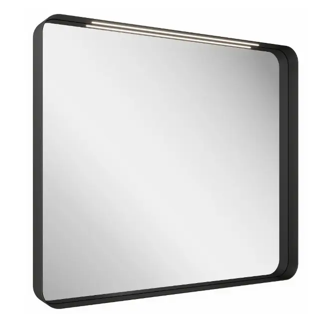 Levně Ravak Strip - Zrcadlo s LED osvětlením, 51x71 cm, černá X000001569
