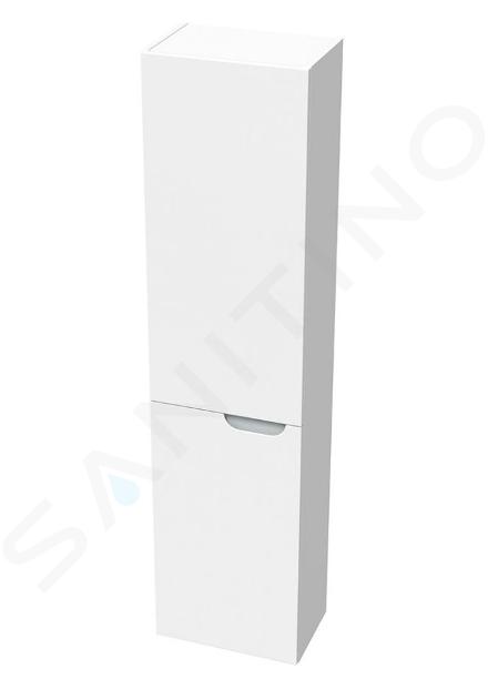 Ravak Classic II - Hochschrank, 160x40x26 cm, 2 Türen, Scharniere links, glänzend weiß/grau X000001473