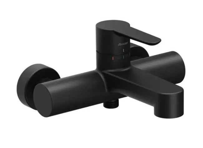 Ravak Puri - Badewannenarmatur, schwarz matt X070185