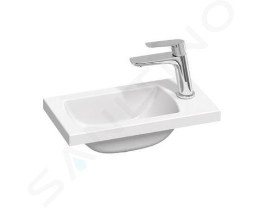 Ravak Classic II - Lave-main 400x220 mm, sans trop-plein, trou pour robinet, blanc XJX01140004