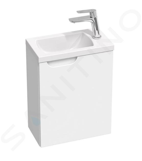 Ravak Classic II - Mobile lavabo 40x22x50 cm, 1 anta, cerniere a destra, bianco lucido X000001486