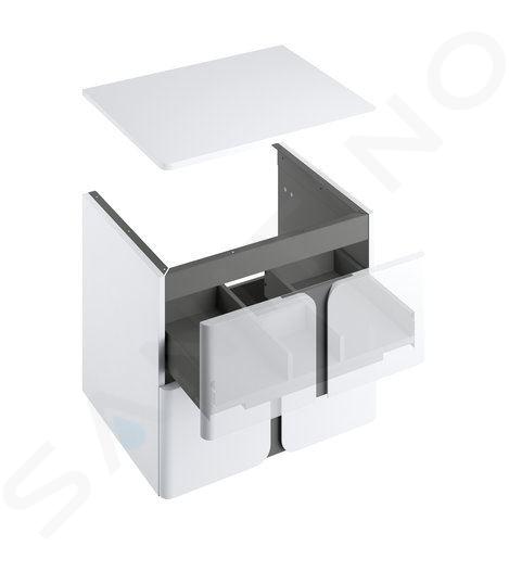 Ravak Balance - Mosogatótányér 600x465x16 mm, fényes fehér X000001370