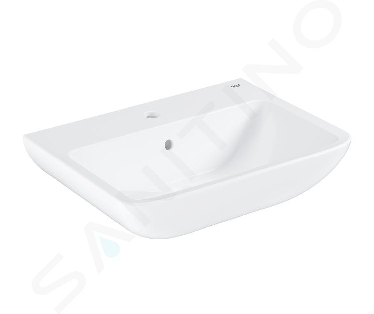 Grohe Start Edge - Lavabo 600x448 mm, con troppopieno, foro per miscelatore, bianco alpino 39950000