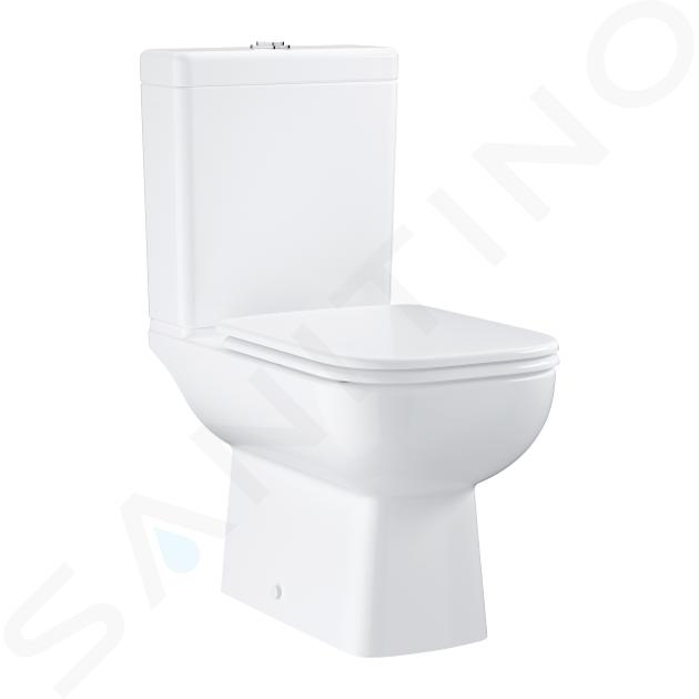 Grohe Start Edge - Conjunto de inodoro completo con cisterna y asiento  softclose, rimless, blanco alpino 39951000