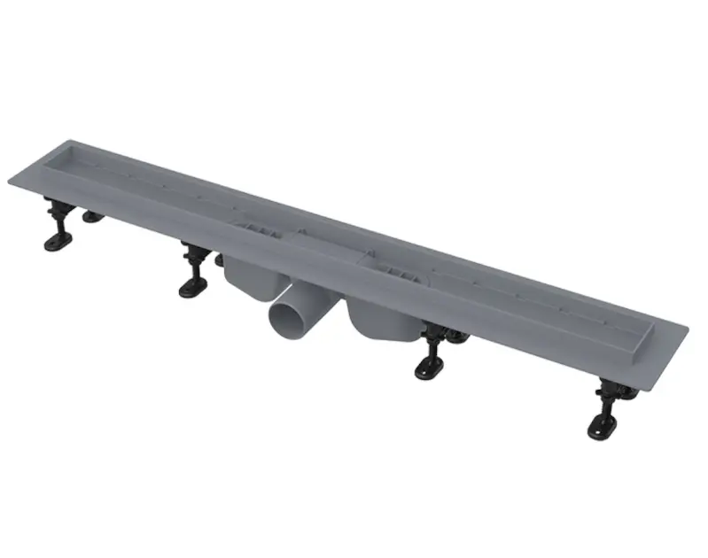 Levně Alca Odtokové žlaby - Sprchový žlab Optimal 105 cm, s okrajem pro perforovaný rošt nebo vložení dlažby APZ12-1050