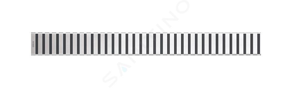 Alcadrain Rejillas - Rejilla para cubeta de suelo lineal 550 mm, acero inoxidable mate LINE-550M