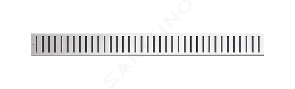 Alcadrain Griglie - Griglia per canale lineare a pavimento 65 cm, in acciaio inossidabile PURE-650M
